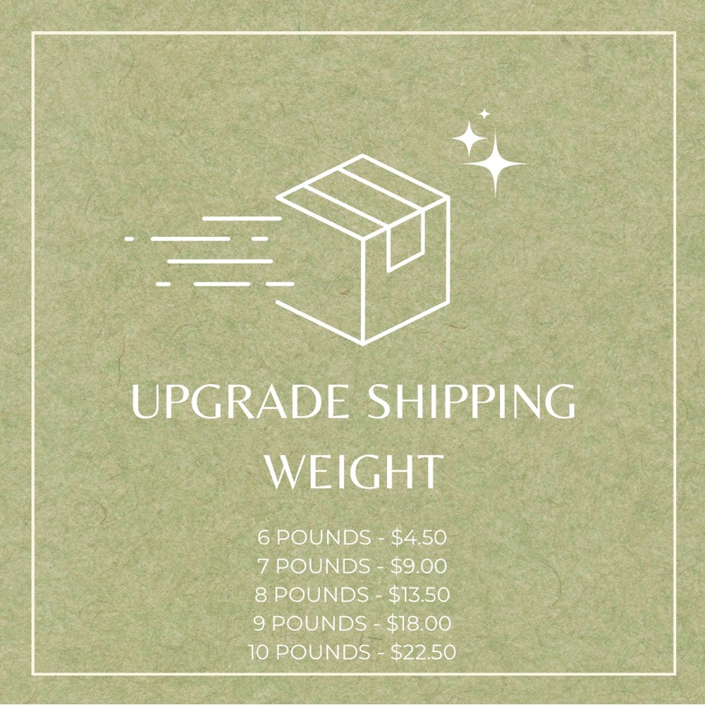 Extra Shipping Weight For Large Bundles